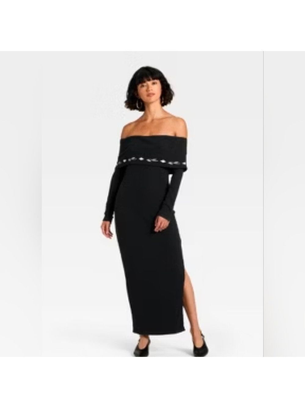 Latino Heritage Month Long Sleeve Off-Shoulder Dress